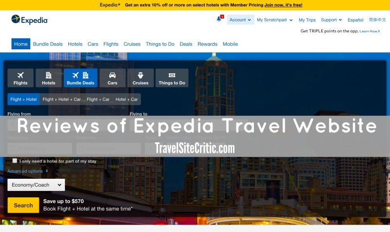 Reviews of Expedia Website