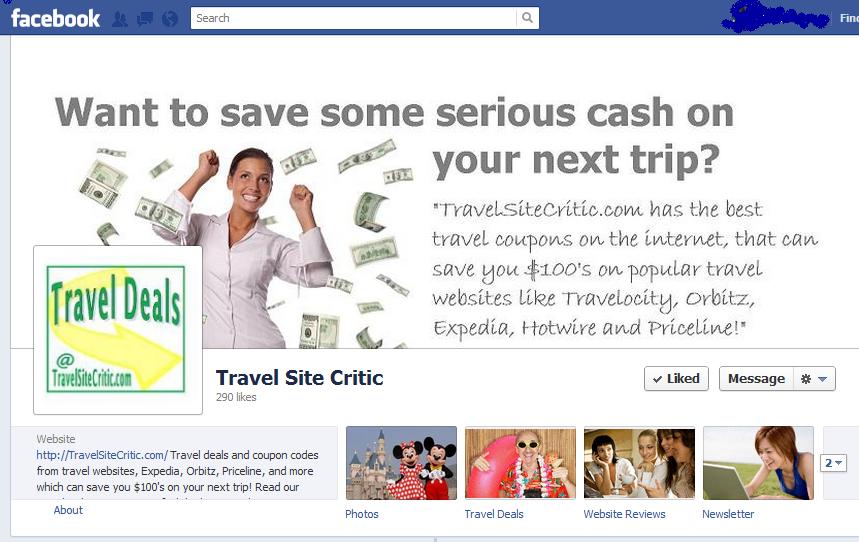 Facebook Online Travel Marketing