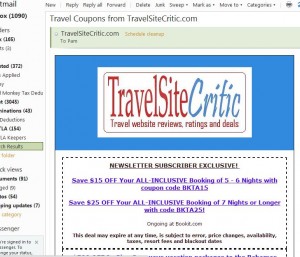 Email Newsletter Online Travel Marketing