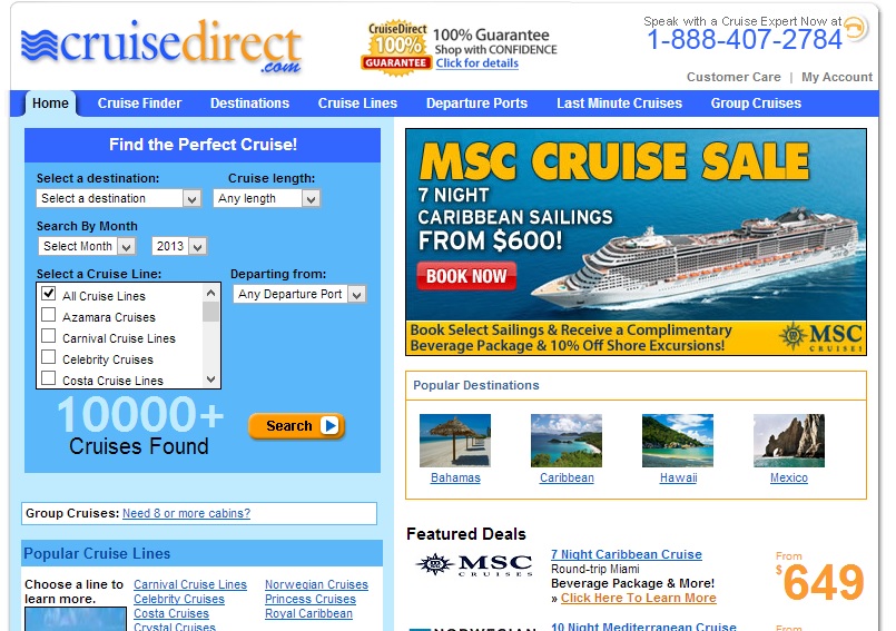 Direct Mail Cruise Offers